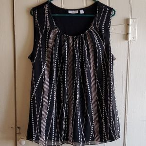 New York & Company Stretch Flowy Top XL